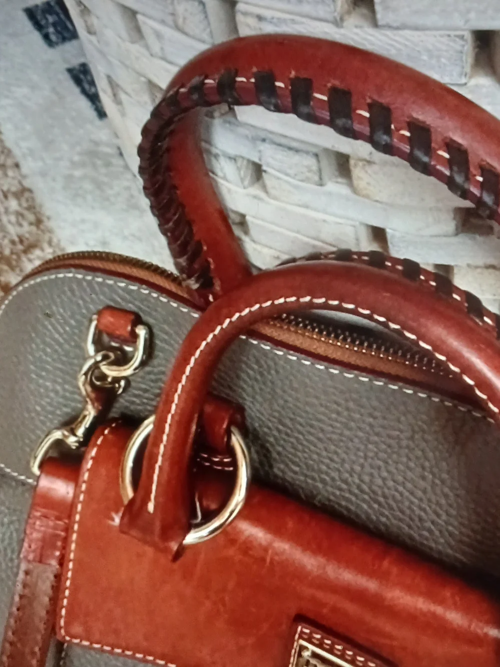 Dooney & Bourke structured satchel